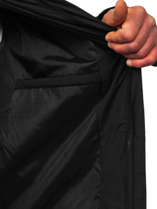 Crna prošivena muška prijelazna jakna Bolf 22M305