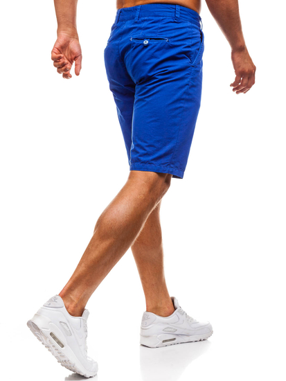 Plave pamučne muške kratke hlače Bolf 3026