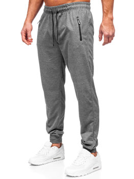 Antracitne sportske muške jogger hlače Bolf JX6103