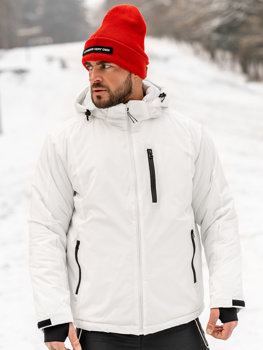 Bijela jakna muška zimska sportska Bolf HH011