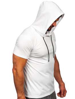 Bijela muška obična majica s kapuljačom Bolf 8T957