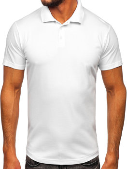 Bijela polo majica muška Bolf 0002