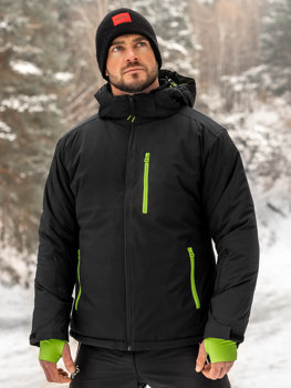 Crna jakna muška zimska sportska Bolf HH011