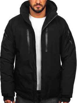 Crna muška zimska sportska skijaška jakna Bolf 7507