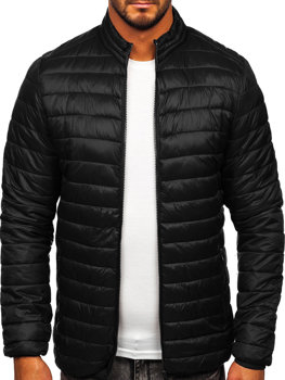 Crna prošivena prijelazna jakna muška Bolf LY33