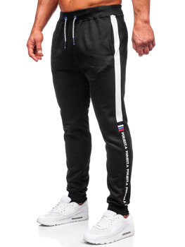 Crno-plave s printom sportske hlače muške Bolf AM125