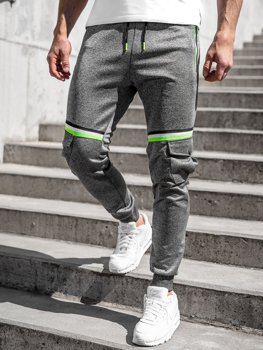 Grafitne sportske hlače muške Bolf K10276