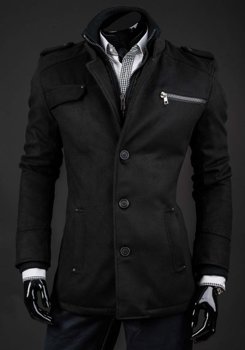 Kaput muški zimski crni Bolf 8856A