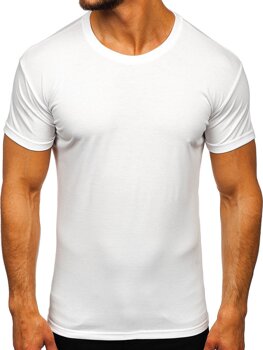 Majica muška bez printa bijela Bolf 2005