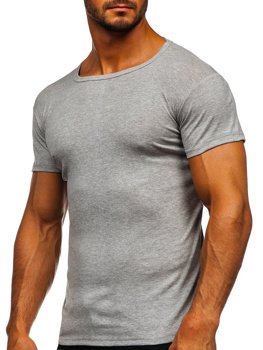 Majica muška bez printa siva Bolf NB003