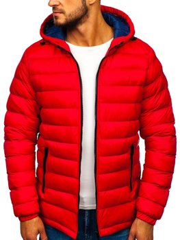 Muška prijelazna sportska prošivena jakna crvena Bolf JP1101