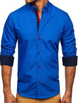 Plava košulja muška dugih rukava Bolf 20710