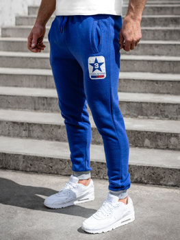 Plave muške sportske hlače Bolf K10001