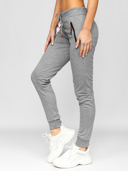 Sive sportske hlače ženske Bolf JX7723