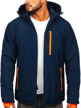 Tamnoplava jakna muška zimska sportska Bolf HH011