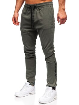 Zelene hlače jogger muške Bolf B11119