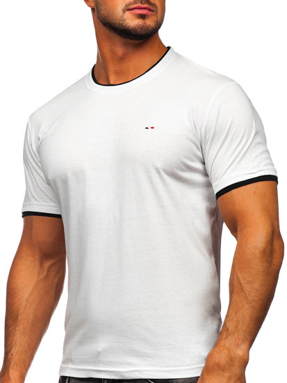 Bijela muška majica Bolf 14316