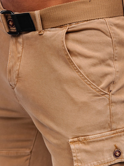 Boje devine dlake muške cargo kratke hlače s remenom Bolf MP0109K