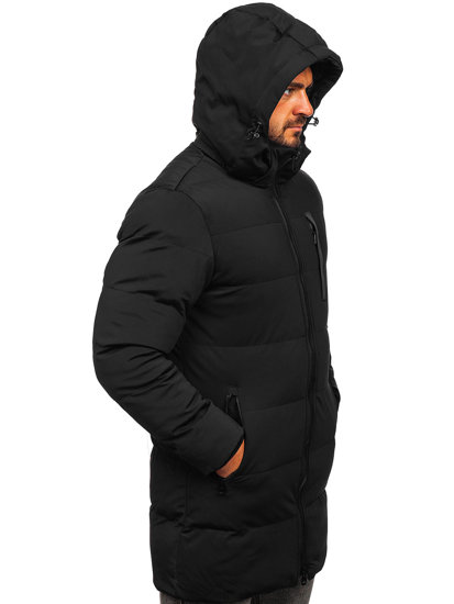 Crna prošivena muška jakna zimska Bolf 51M2203