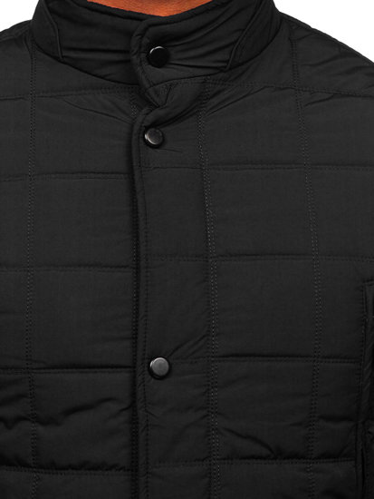 Crna prošivena prijelazna muška jakna Bolf 22M16