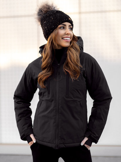 Crna zimska jakna ženska sportska Bolf HH012