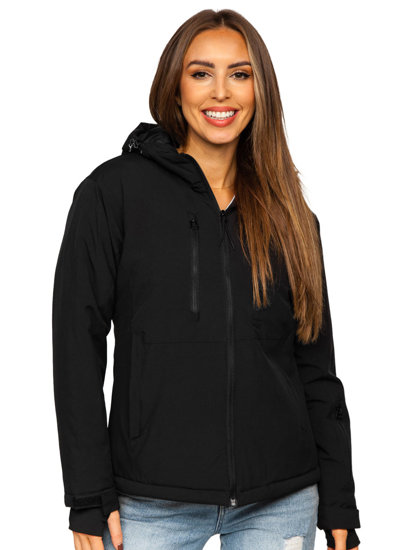 Crna zimska jakna ženska sportska Bolf HH012