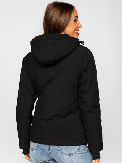 Crna zimska jakna ženska sportska Bolf HH012A