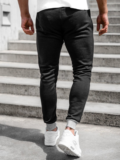 Crne muške sportske hlače Bolf K10001