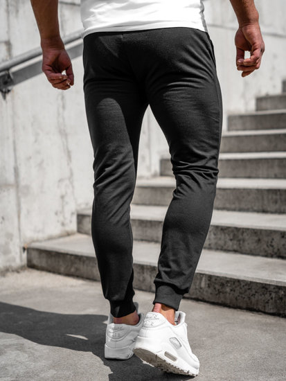Crne sportske muške jogger hlače Bolf XW02A