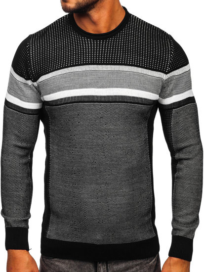 Crni džemper muški Bolf 2510