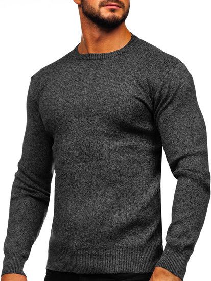 Crni džemper muški Bolf S8309