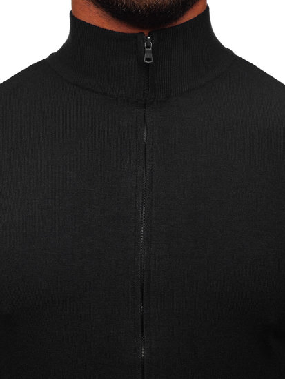Crni muški džemper na zip Bolf MM6004
