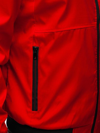 Crvena prijelazna jakna muška Bolf 6782