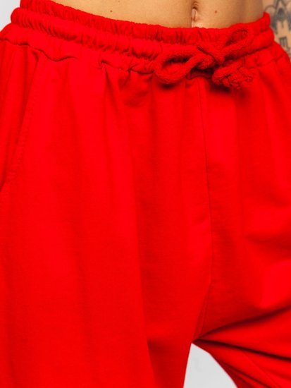 Crvene sportske hlače ženske Bolf 0011