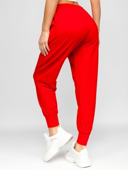 Crvene sportske hlače ženske Bolf 0011