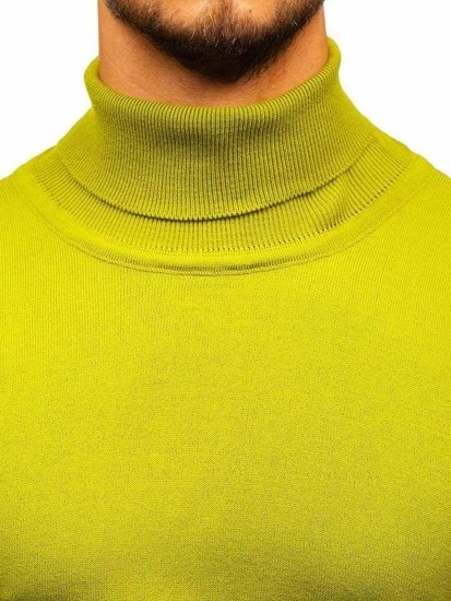 Džemper muški dolčevita svijetlozelena Bolf 2400