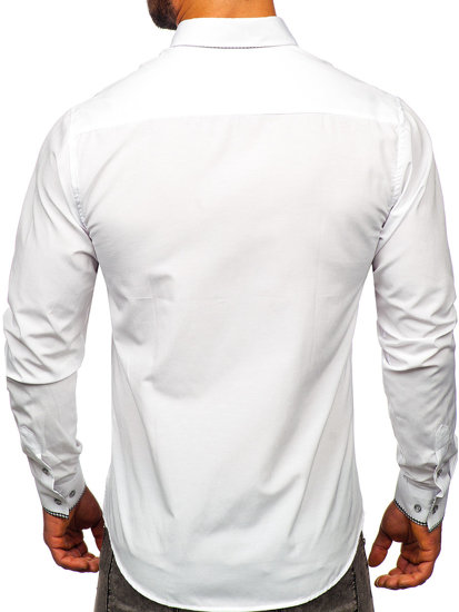 Košulja muška elegantna dugih rukava bijela Bolf 6873-1