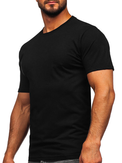 Majica muška bez printa crna Bolf 14291