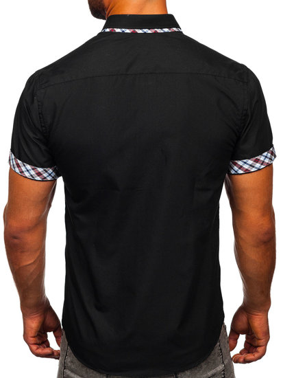 Muška košulja kratkih rukava crna Bolf 6540