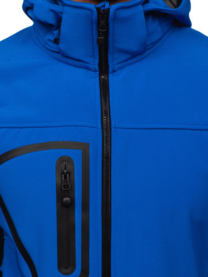 Muška softshell jakna plava Bolf T019