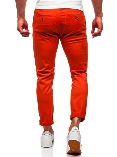 Narančaste hlače chino muške Bolf 1143