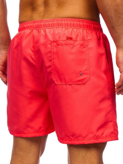 Ružičaste kratke kupaće hlačice muške Bolf YW07001