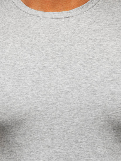 Siva obična muška majica Bolf MT3001 