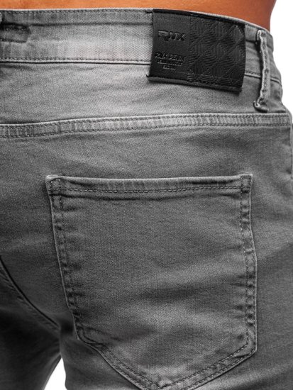 Sive kratke hlače od trapera muške Bolf 3038