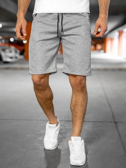 Sive sportske kratke hlače muške Bolf JX130