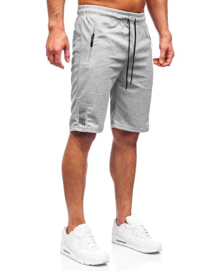 Sive sportske kratke hlače muške Bolf JX205