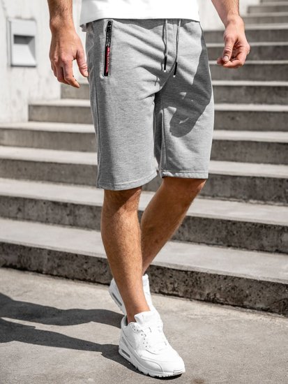 Sive sportske kratke hlače muške Bolf JX511