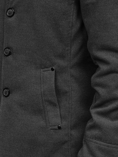 Sivi muški kaput Bolf 8856D