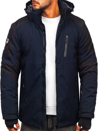 Tamnoplava skijaška zimska muška jakna Bolf 6576