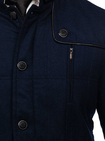Tamnoplavi kratki kaput muški jakna Bolf EX66A